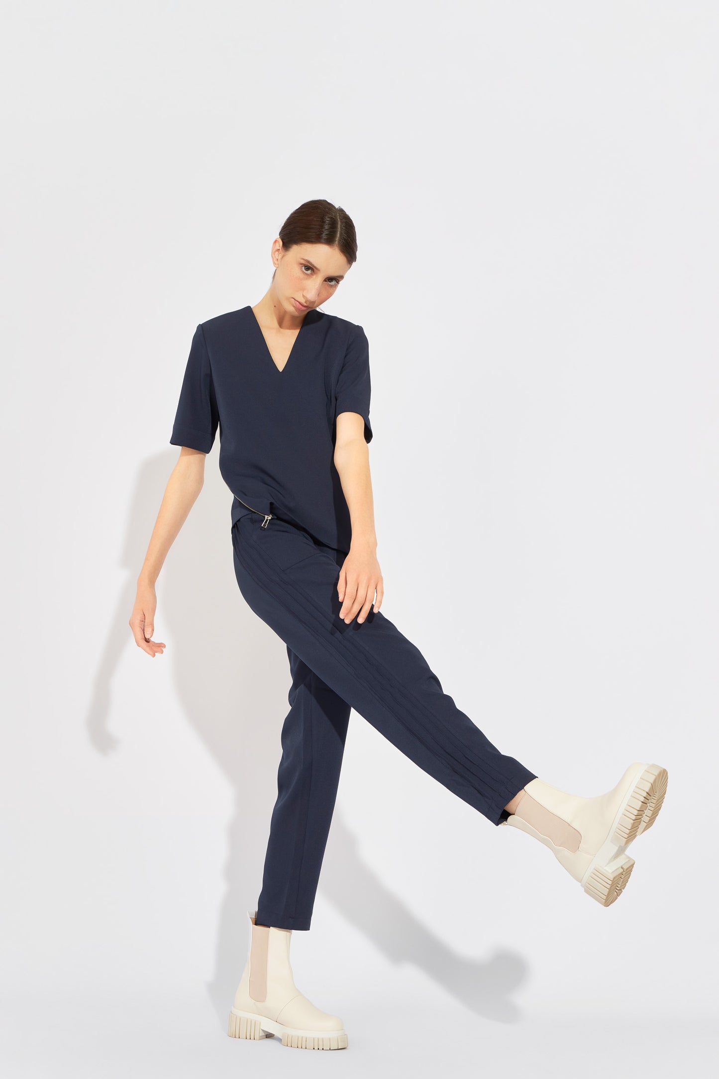 Pantalón Scrub Zip